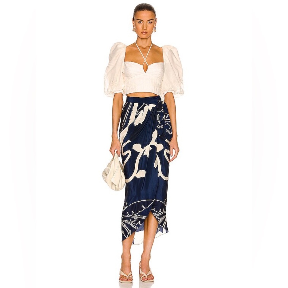 Johanna Ortiz Agustina Dulce Recuerdo Wrap Skirt | Size 2